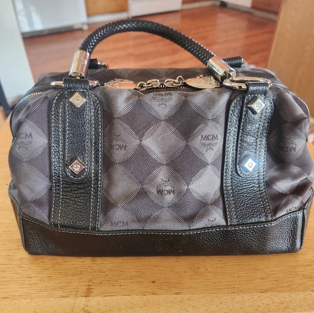 MCM Black and Gray Handbag